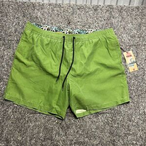 Tailor Vintage Shorts Swim Trunks Men XXL Green Swimming Summer Norm Core